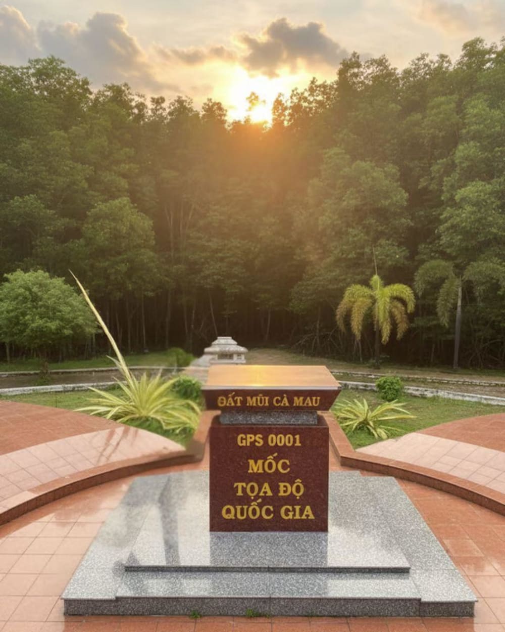 Check-in cột mốc Tọa độ Quốc gia GPS 0001